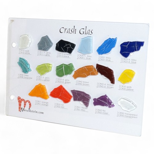 Mosaik mustertafel crash glas - crash,