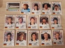 15 Verschiedene Fussball Sticker WM Weltmeisterschaft  1982 Konvolut