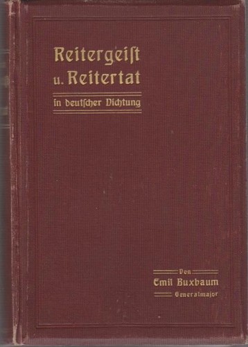 Reitergeist und reitertat - reitertat, in
