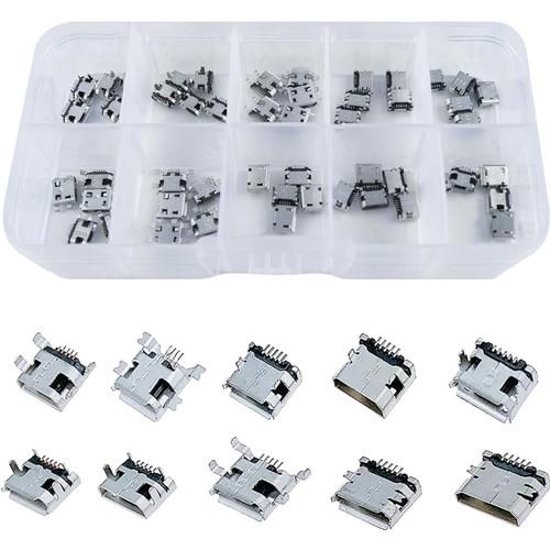 Micro usb buchse pin 50 - buchse,,