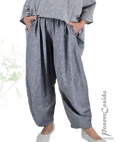 Lagenlook leinen ballon hose - lagenlook, ballon-hose