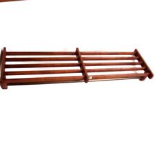 Garderobe Danish Teak Messing Stange True Vintage Wandgarderobe Coat Rack Flur