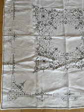 Vintage Mitteldecke Leinen