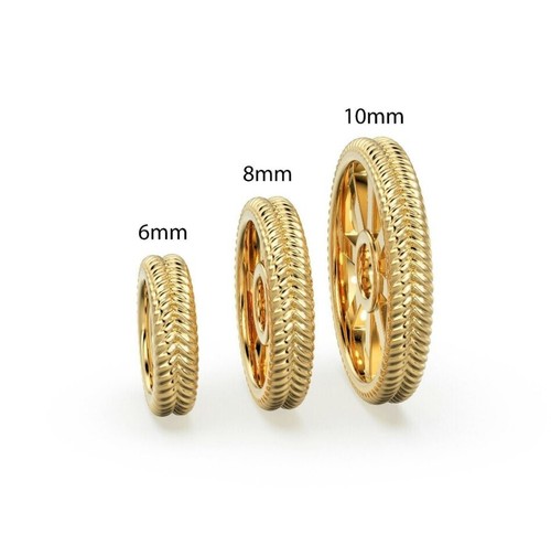 18k solid gelbgold abstand - gelbgold,
