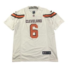 Cleveland Browns L NFL Trikot Herren Nike Baker Mayfield Weiß On Field