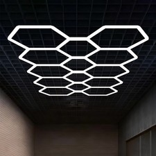 14x Hexagon LED Deckenleuchte