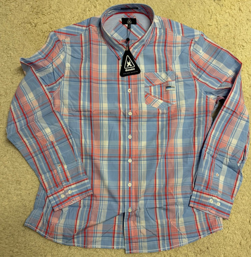 Gaastra herren hemd blau rot - gaastra,