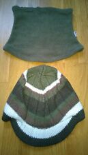NEU Jako-o Mütze Gr. 54 /56 Strickmütze + gebr. Schal Gr. 1 Fleece Schlauchschal