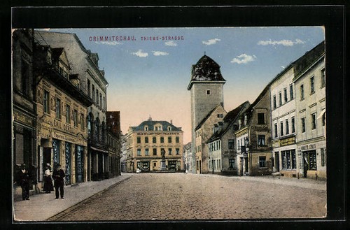 Ansichtskarte crimmitschau - ansichtskarte,