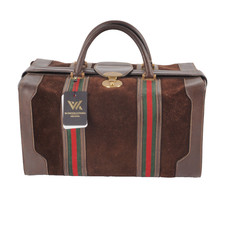 GUCCI Suede Vintage Vanity