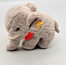 Steiff Elefant mit Knopf  Fahne Schild