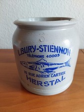 Alter Heringstopf  "L. Bury - Stiennon - Herstal" aus Belgien - Vintage