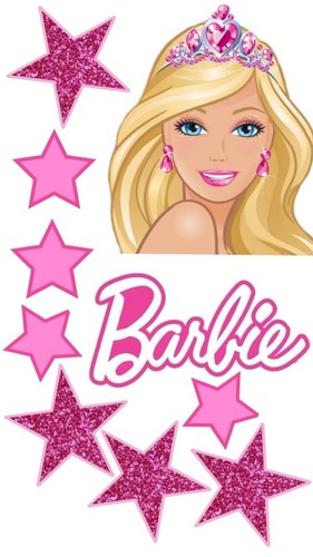 Barbie essbar tortenaufleger - barbie,