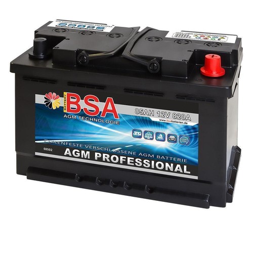 Agm autobatterie 85ah - autobatterie, 820a