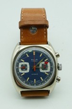 Avia Chronograph Racing ref 14000 Vintage gepflegt Valjoux 7733