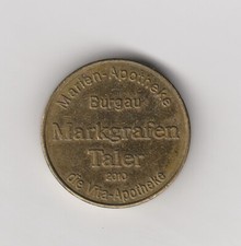 Apotheken Taler Markgrafen Taler Marien Apotheke Burgau 2010 -- Efeu  --(4748)