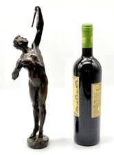 ❗️Männlicher Bronzeakt Athlet Bogenschütze Prof. Joseph Uphues 1890 Gladenbeck❗️