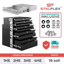 19" RACK Schublade 1-4U