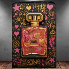 LEINWAND BILDER XXL POP ART PARFUM FLACON BUNT GRAFFITI ABSTRAKT WAND POSTER 256