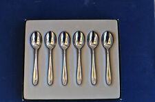 6 Mocca-Espressolöffel 11 cm Kultbesteck Danielle BSF Edelstahl 18/8 noch in OVP