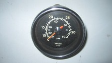 Tachometer 30 Knoten km/h 80mm 04/72 VDO 01/6/1