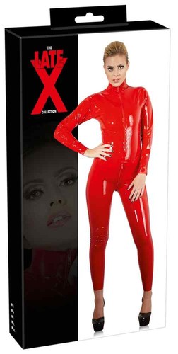 Latex catsuit rot 2xl - latex, xs