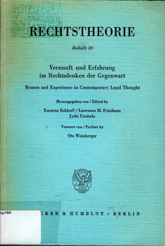 Vernunft und erfahrung - vernunft,
