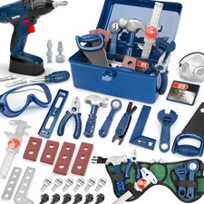 52Stk Kinder Werkzeug mit