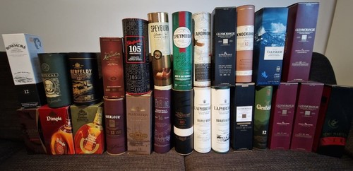 Whisky rum tubes kartons - whisky, tubes,