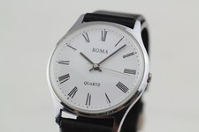 Roma Quarz analoge Herrenuhr mit Harley 373 Swiss Made Werk # 12405