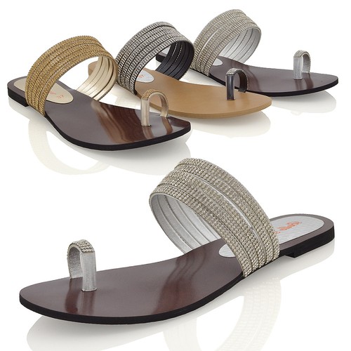 Flache damen sandalen - flache, damen-sandalen