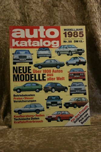 Auto katalog 1985 - auto,