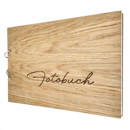 Fotoalbum aus holz fotobuch - fotoalbum,