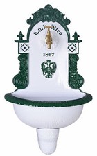 Gartenbrunnen Aluminium Brunnen Antik Wandbrunnen Springbrunnen Landhausstil