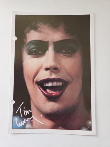 Tim curry autogrammkarte - curry,