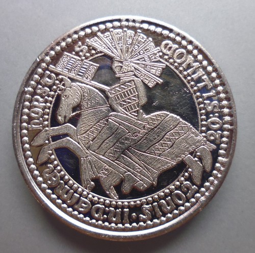 Medaille ritter pferd - medaille, zu