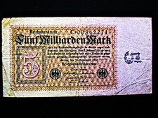 Reichsbanknote  5 Millionen