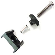 10 Stück Doppelstabzaun Montagesatz anthrazit Ral 7016 Zaunbau Zaun Pfosten