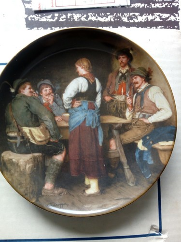 Porzellan wandteller franz - porzellan,
