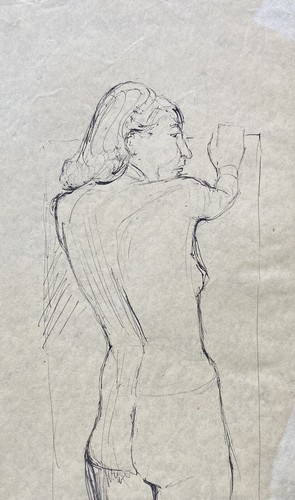 Figur stehender weiblicher - figur,