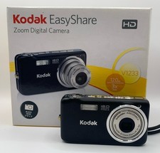 Kodak EasyShare V1233 12.0MP Digital Camera - Black + OVP + Vollständig