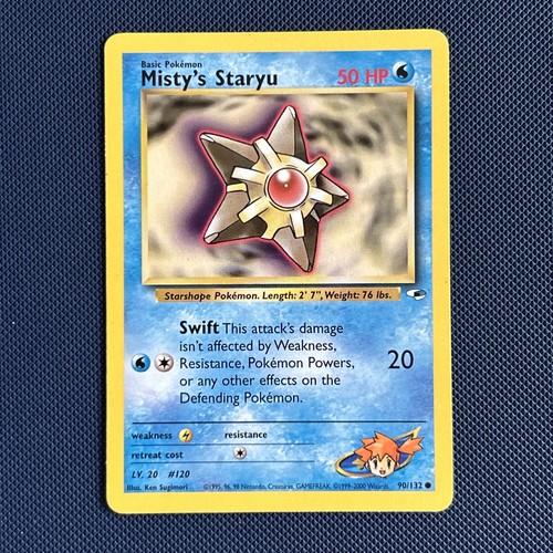 Pokemon karte misty - misty's, staryu