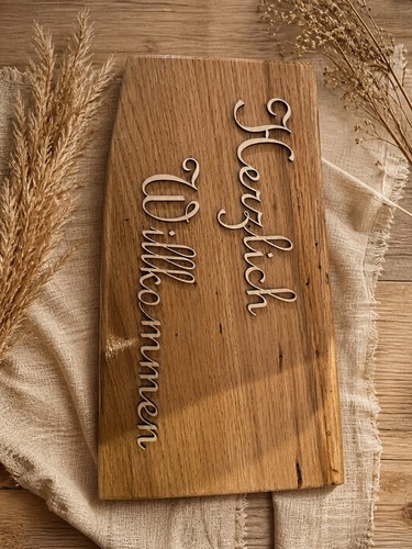 Holzschilder aus eiche mit - eiche,