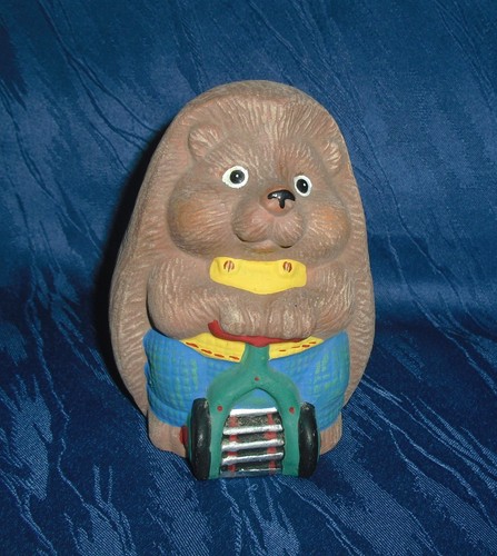 Terracotta figur igel - terracotta,