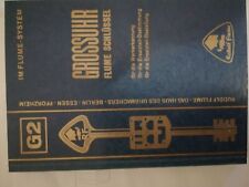 Flume System G2 Teil 4 Der Flume Großuhr Schlüssel Leitfaden Uhren Wecker 1967