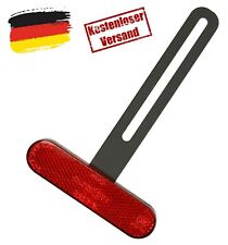Universal Rückstrahler Reflektor T-Halter Motorrad Roller Quad ATV Kennzeichen