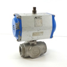 Actuator with 3-Way Ball Valve