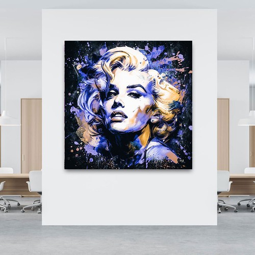 Leinwand bild abstrakt marilyn - leinwand,