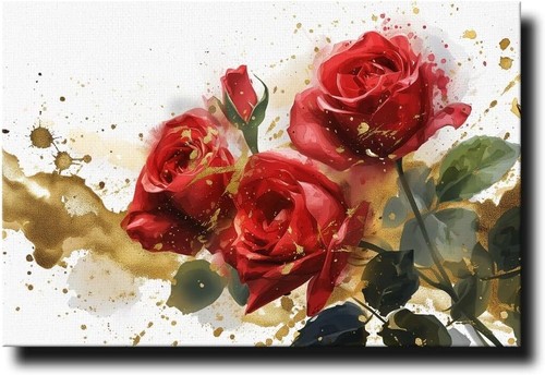 Wandbild rose gold whisper - rose,