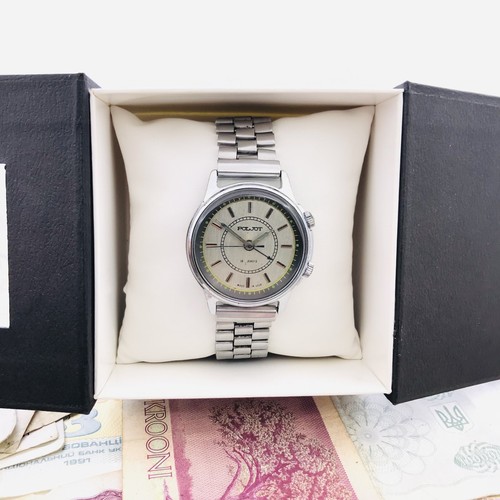 Vintage poljot alarm watch - vintage,
